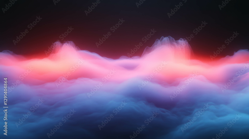 Poster mesmerizing smoky background with warm and inviting tones for design use