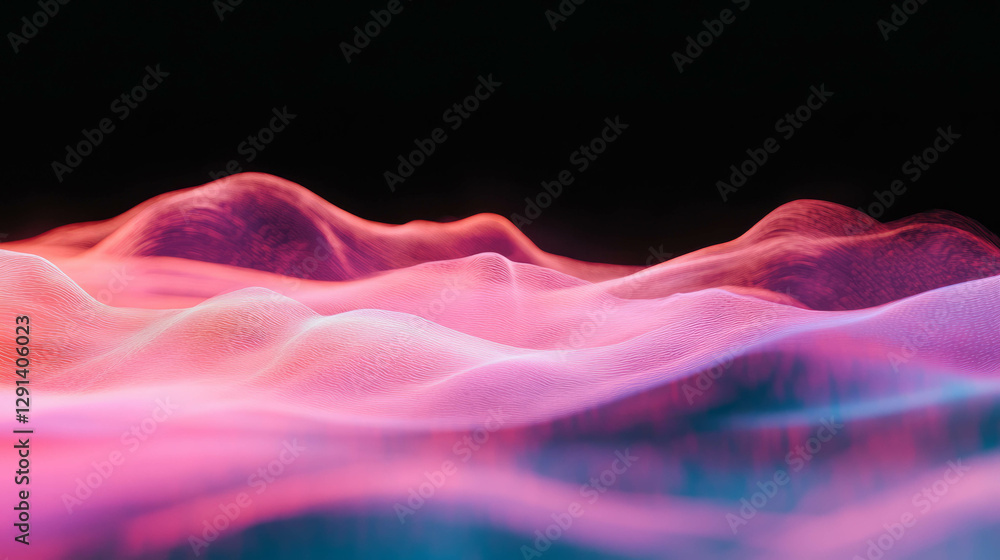 Aufkleber abstract smoke waves in motion with subtle wind effect for creative design and background
