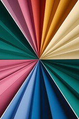 Fototapeta premium Color geometric stripes lines abstract background minimal geometric template for wallpaper banner presentation