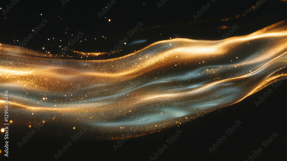 Aufkleber abstract wave pattern with soap streaks and dust for artistic design