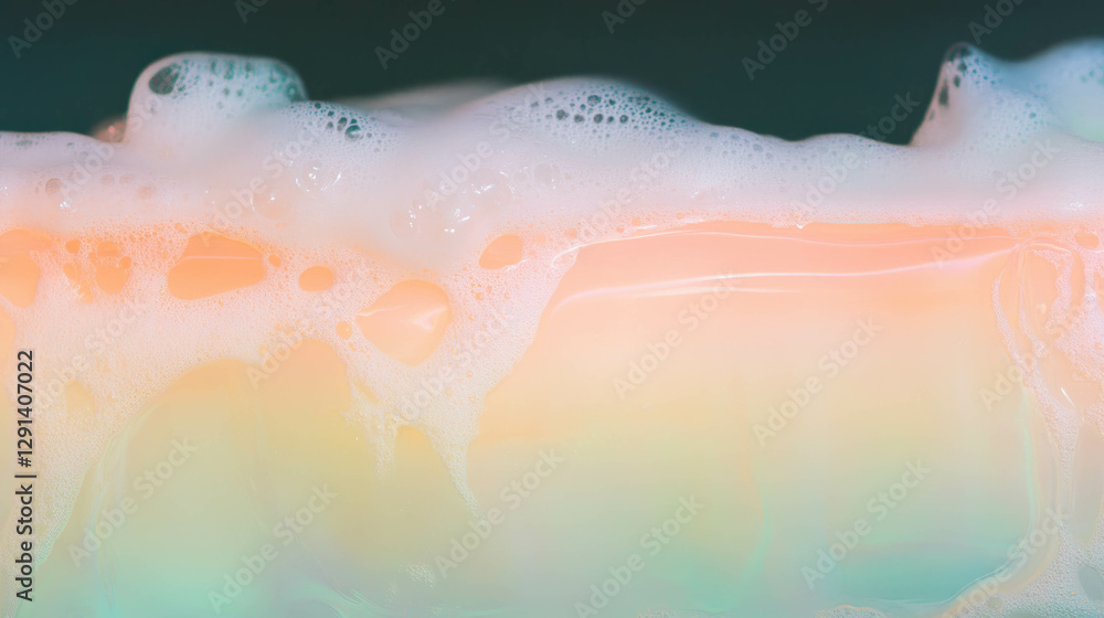 Poster abstract soap bubbles and smoke background for creative design projects