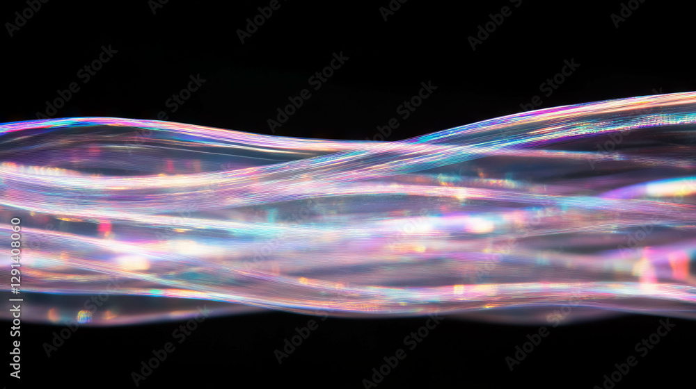 Poster Abstract background with soap streaks and distorted glass effect for creative design