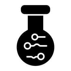 Sperm, IVF icon in glyph style