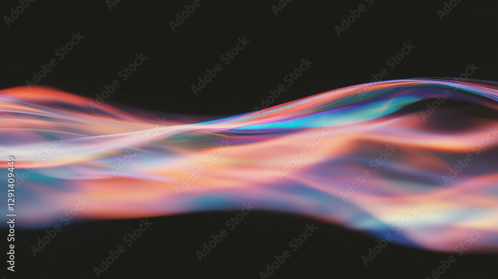 Poster Ethereal glow with soft subtle light for elegant design and background use
