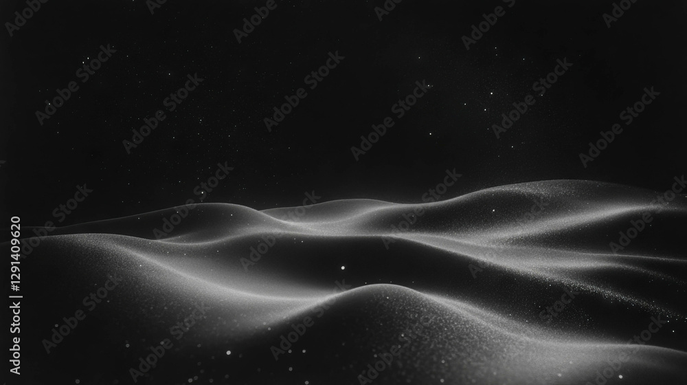 Poster soft grayscale glow with subtle film texture for elegant background design