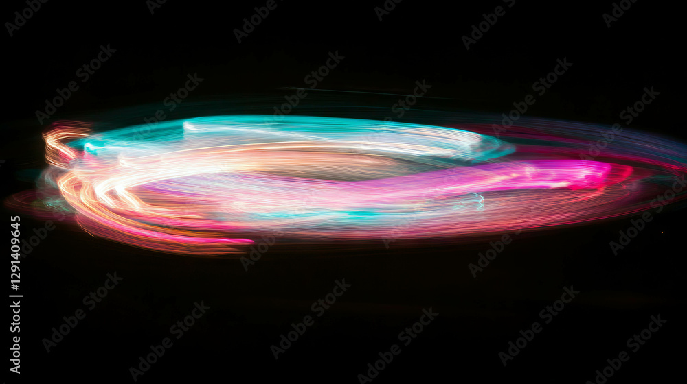Poster abstract motion with soft light and vibrant pastel colors for creative background design