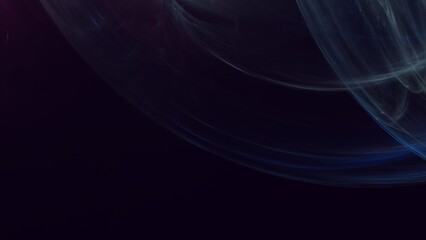 kosmische rundliche Nebelschwaden bewegen sich mit langsamer Ausdehnung im interstellaren Raum, Wissenschaft, Forschung, Technologie, Unbekanntes, Natur, blau