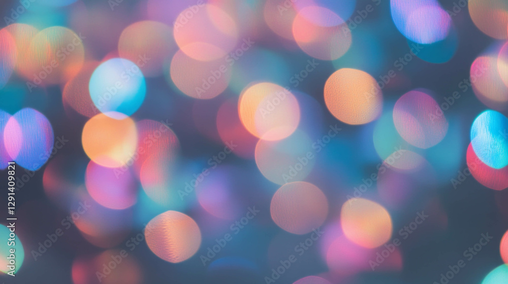 Poster Dreamy abstract background with soft light bokeh for creative design projects
