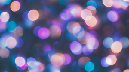 Obraz premium Soft light bokeh background with varied intensities in warm and cool tones for abstract design