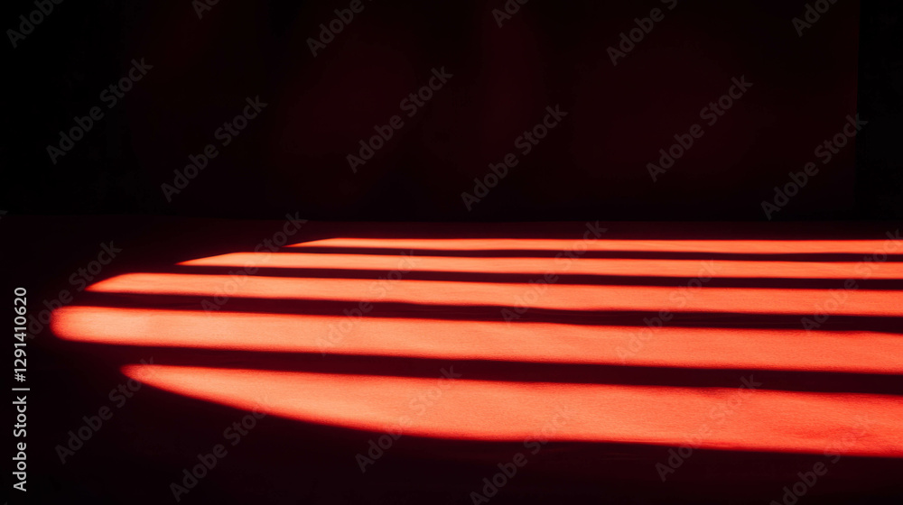 Poster Abstract red glow with subtle shadows – ideal for modern backgrounds and design projects