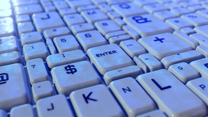 Blue Light Dreams A Minimalist Tech Vision