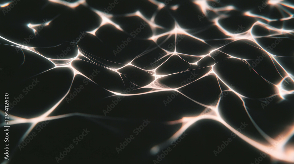 Poster Intricate spiderweb network background for design projects