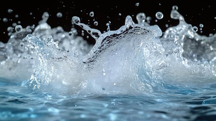 Water Splash Close Up