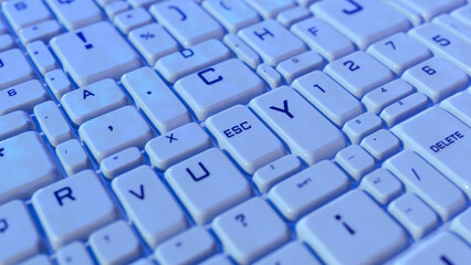 Glowing Minimalism The Future of Typing