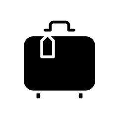 Luggage icon in glyph style