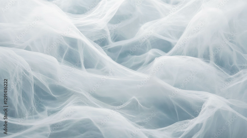 Poster Ethereal background of spiderweb in motion for nature-inspired design
