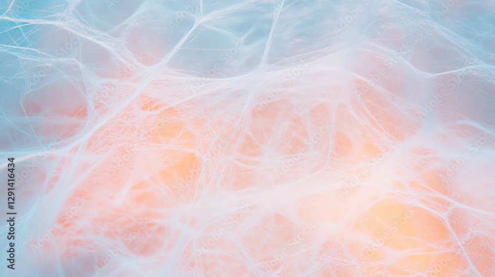 Poster intricate spiderweb background with varied thread thickness for creative designs