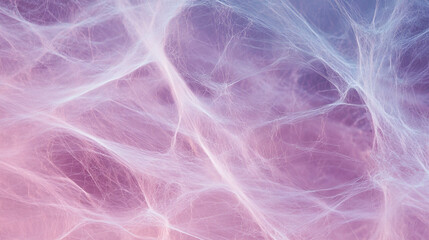 Ethereal spiderweb background with delicate threads for design and decoration