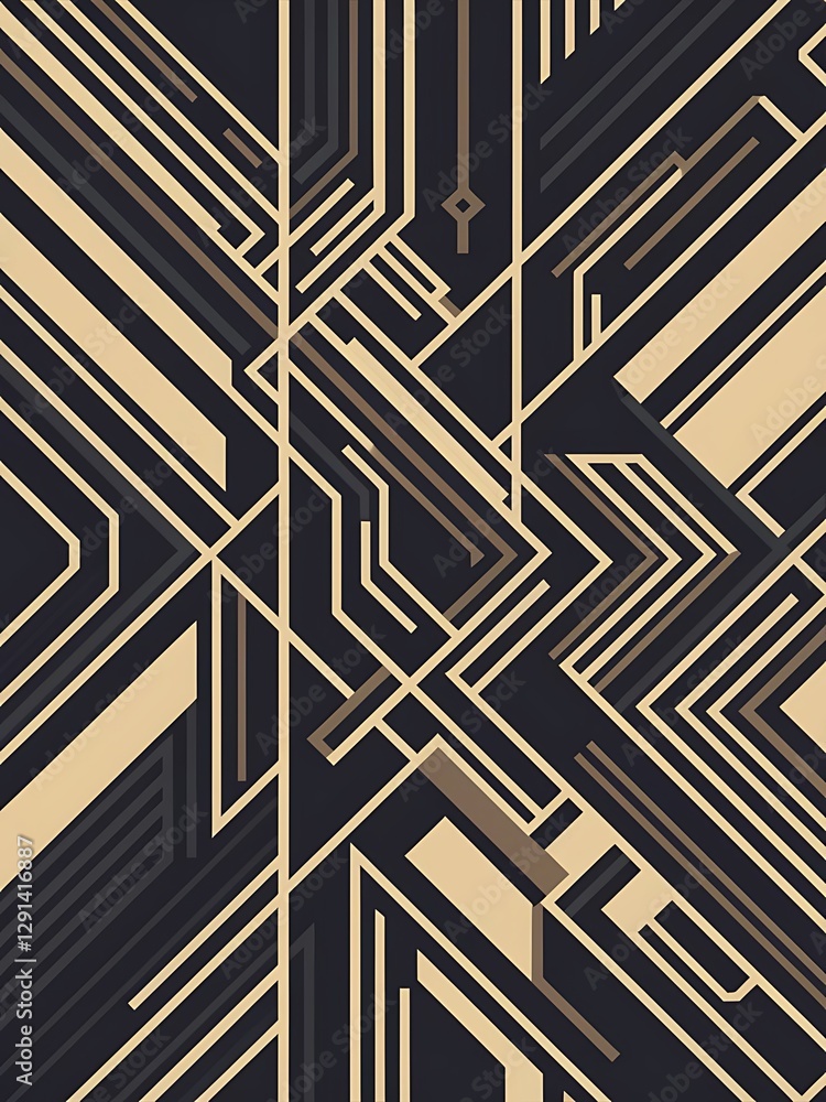 Aufkleber abstract geometric pattern background with line texture for business brochure cover banner or web de