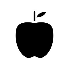 Apple icon in glyph style