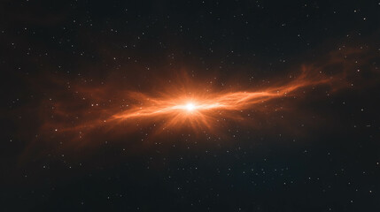 Obraz premium Cosmic star light amidst dark nebula for celestial design and decor