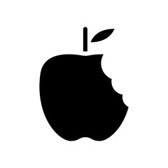 Apple icon in glyph style