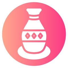 pottery gradient icon