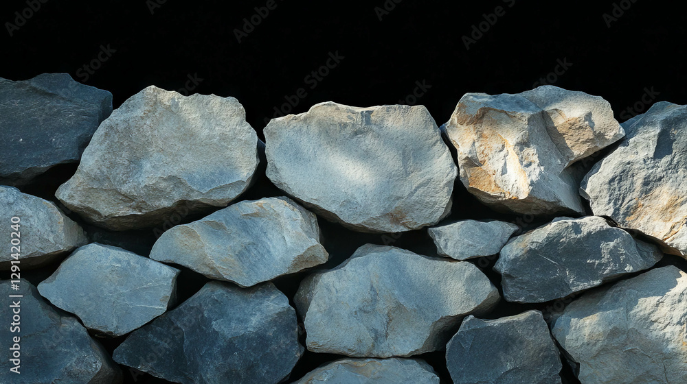 Aufkleber Textured stone wall background for design projects and architecture themes