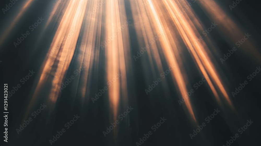 Aufkleber warm sunlight rays background creating a tranquil atmosphere for design projects