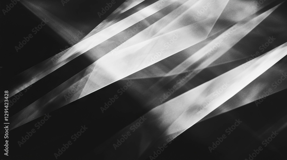 Aufkleber abstract geometric light patterns with sunlight effects for design and art backgrounds