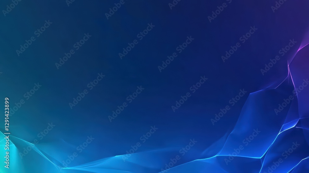 Poster abstract background featuring blue and purple geometric shapes with a subtle texture and gradient ef