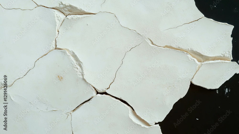 Poster Textured plaster background with subtle cracks for design