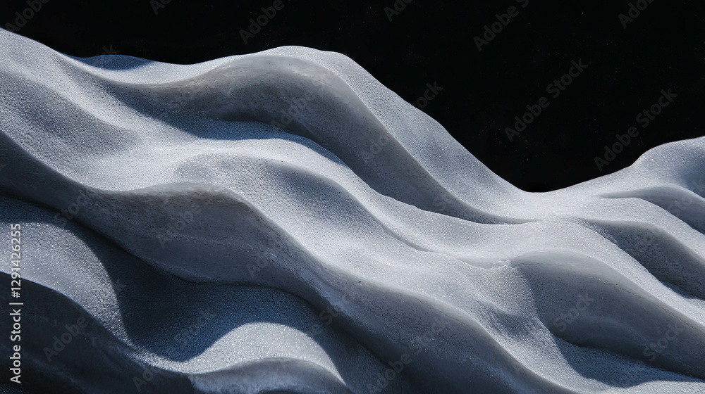 Poster abstract textured plaster waves in minimalist design for creative backgrounds