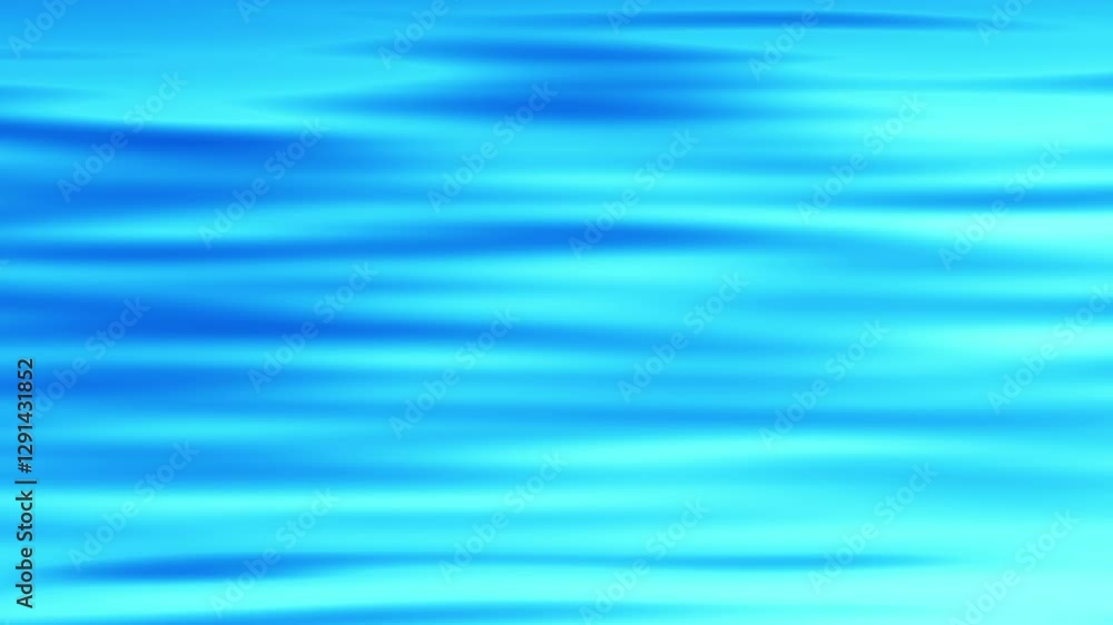 Aufkleber Horizontal light blue blurry streaks suitable for backgrounds web design digital art abstract concepts motion graphics and calming visuals. Loop