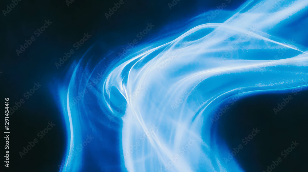 Poster abstract blue light wave background for creative design projects