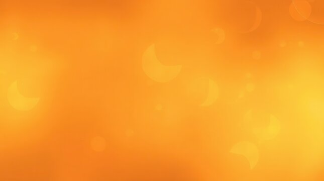 Golden bokeh lights and subtle crescent shapes create a warm, magical abstract design.