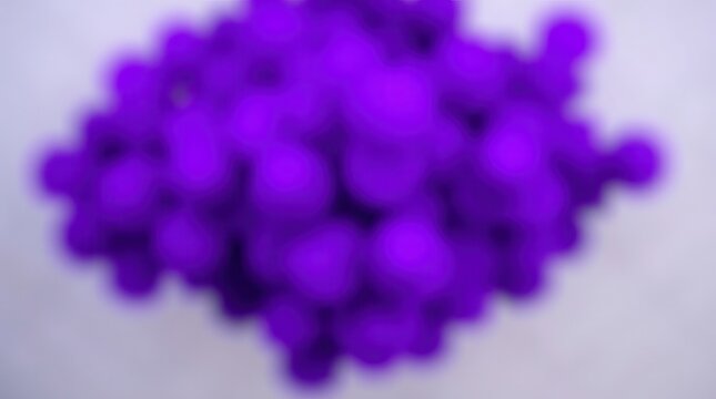 A captivating blurred composition of clustered purple spheres creates an abstract background, offering a modern aesthetic. - Powered by Adobe