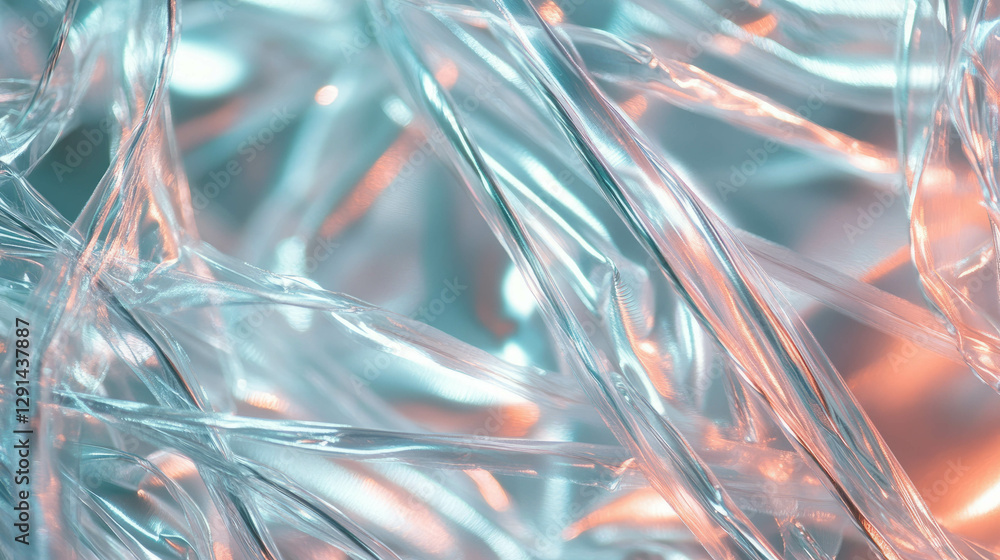 Aufkleber intricate metallic and plastic threads texture for background design