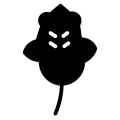 Leaf Leave Salad Glyph Icon