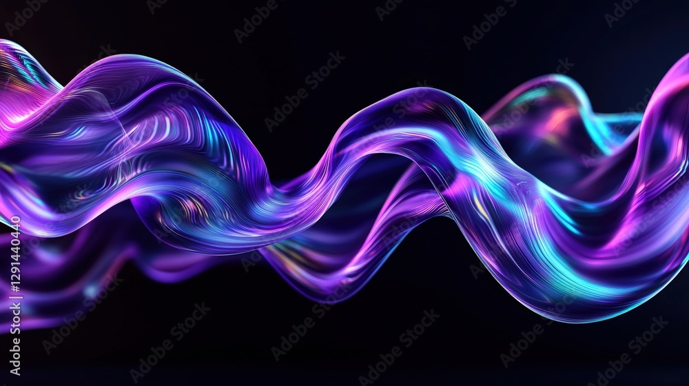 Poster abstract motion blur background with vibrant colors creating dynamic flowing patterns and shapes