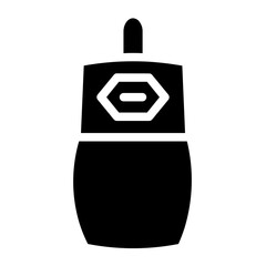 Sauce Salad Food Glyph Icon