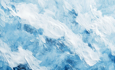 Obraz premium Abstract blue background with white soap foam texture pattern
