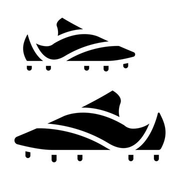cleat icon in glyph style