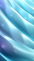 Fototapeta premium An enticing visual of fluid abstract waves in a soothing blue palette, designed to evoke emotions of calmness and fluid elegance through its artistic form.
