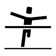 Winner icon in glyph style