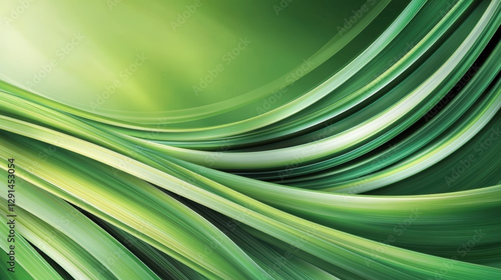 Poster green abstract background with soft patterns and textures for design and creative projects