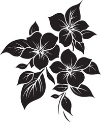  Elegant Black & White Floral Fabric Prints – High-Quality Digital Graphics