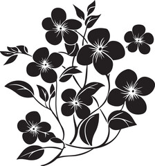  Elegant Black & White Floral Fabric Prints &ndash; High-Quality Digital Graphics