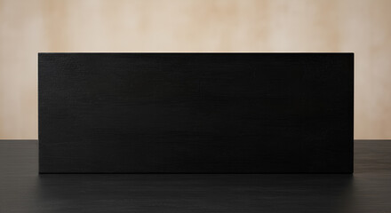 A blackboard or black stone texture with an empty space for text.