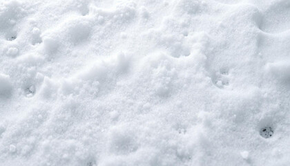Obraz premium Fresh Snow Surface with Small Animal Footprints and Natural Texture